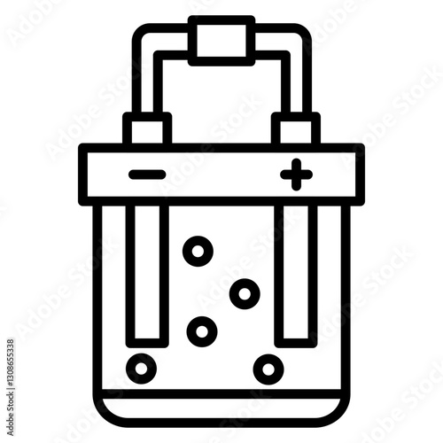 Electrolysis Icon