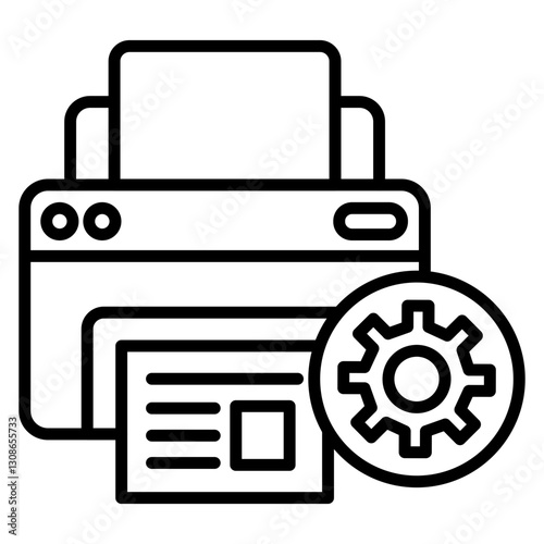 Engineering Printer Icon