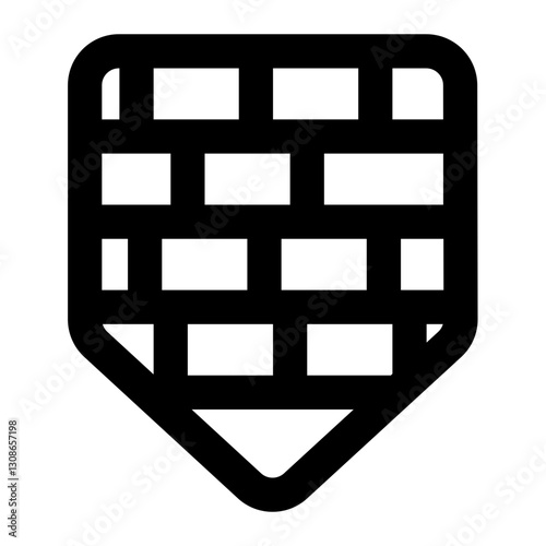 firewall icon for illustration