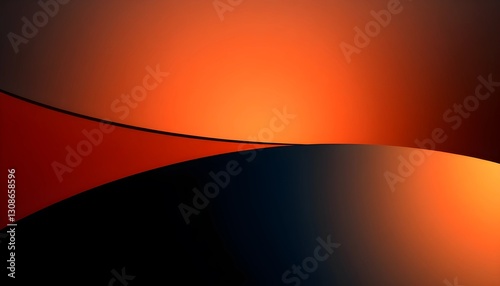 A textured background featuring diagonal stripes in deep blue and vibrant orange. The interplay of light and shadow creates depth, enhancing the abstract quality of the design.