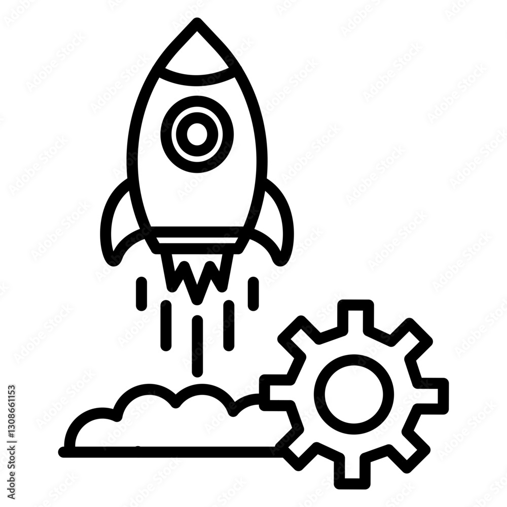 Project Launch Icon Project Launch Icon