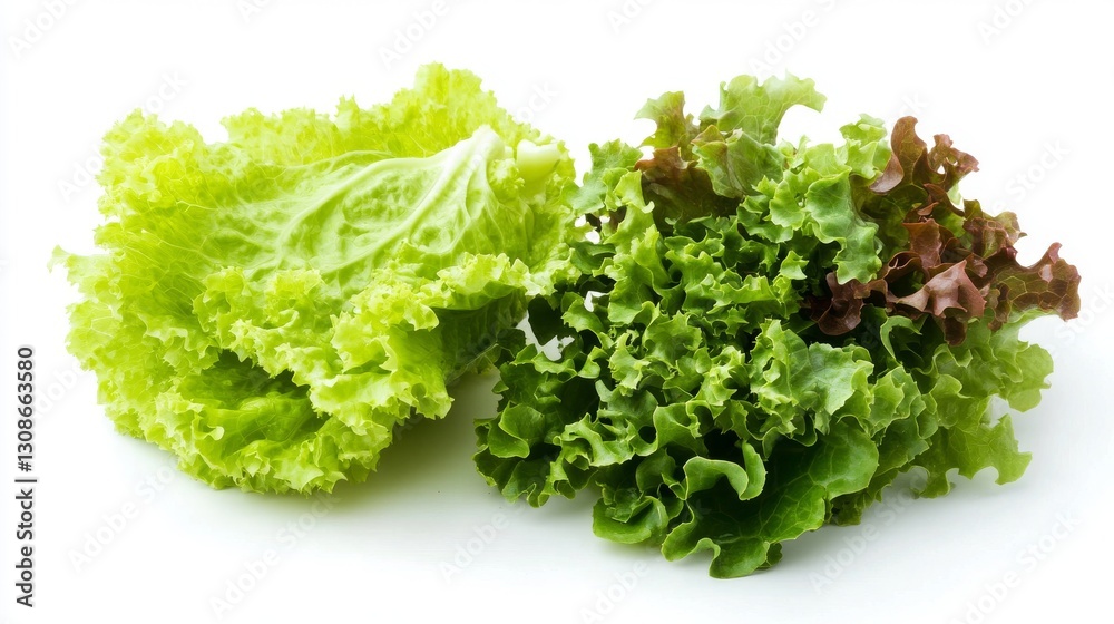 Crisp lettuce leaves and a fresh lettuce salad, both shown against a white backdrop.
Crisp lettuce leaves and a fresh lettuce salad, both shown against a white backdrop.