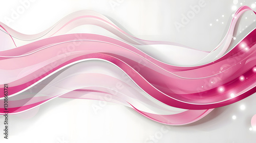 Abstract pink background with white space for text, featuring a soft gradient and minimalistic composition, perfect for elegant designs.