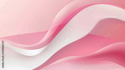 Abstract pink background with white space for text, featuring a soft gradient and minimalistic composition, perfect for elegant designs.