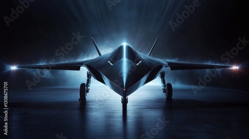 Advanced Stealth Fighter Jet - Futuristic Design