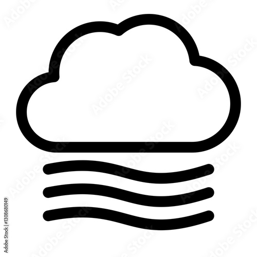 haze  icon for illustration