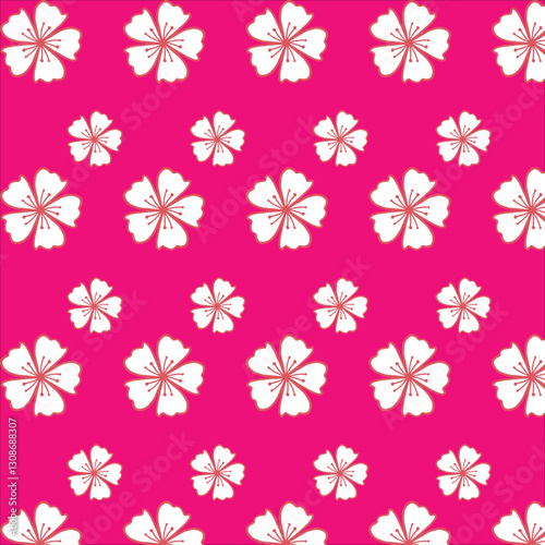seamless pattern with flowers