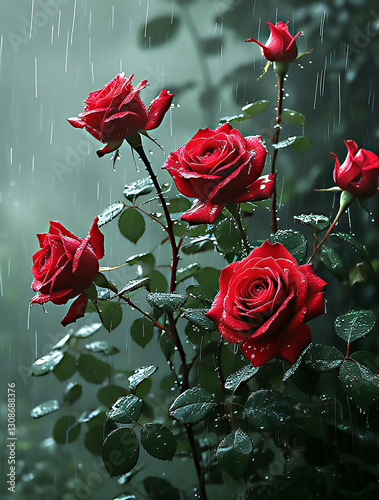 bouquet of red roses