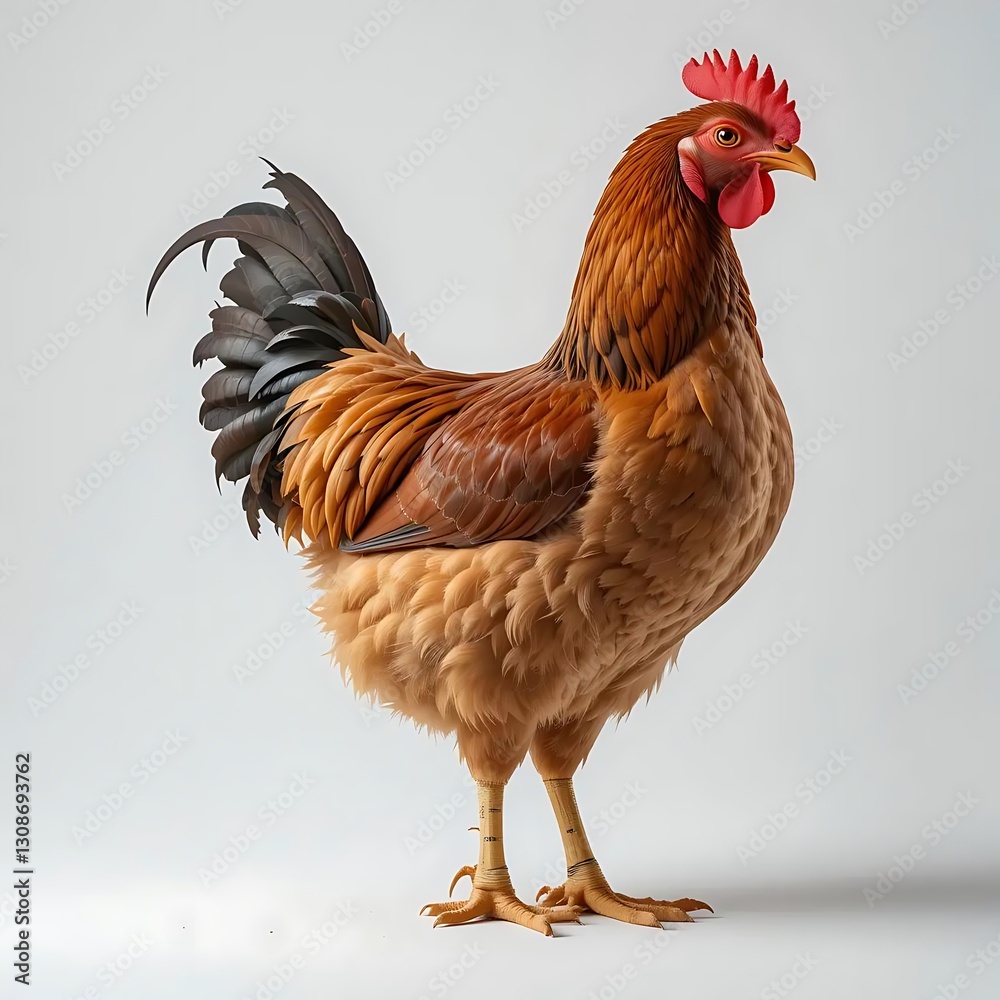 Fototapeta premium cock and chicken