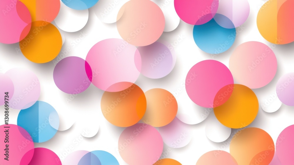 Abstract background with colorful overlapping circles. Abstract background with colorful overlapping circles.