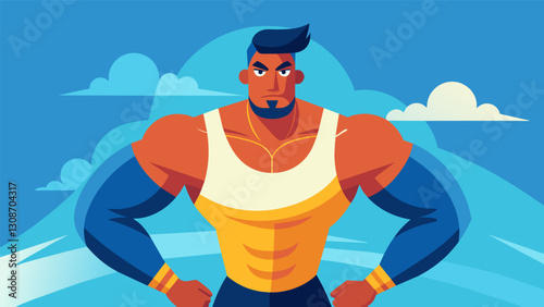 With a newfound appreciation for their bodys abilities and a deep sense of determination the athlete returns to their sport ready to conquer any. Vector illustration