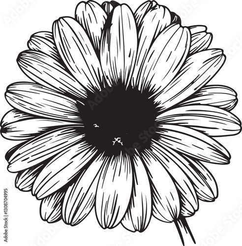 April month flowers silhouette design vector