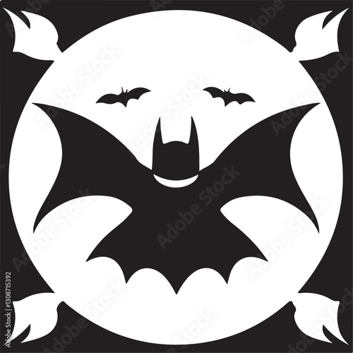 Cartoon Cute Bat Character | Adorable Halloween Mascot Design