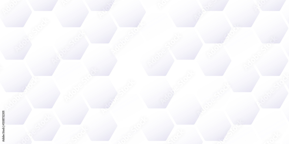 A Deep Dive into the World of Abstract Geometric Patterns: The Intersection of White and Gray Hexagonal Grids with 3D Technology Lines

