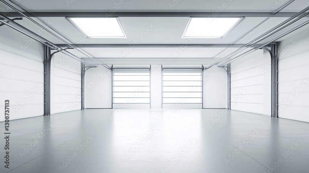 empty corridor with windows empty corridor with windows