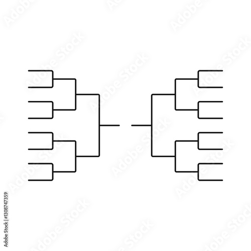 Tournament 16 brackets background template