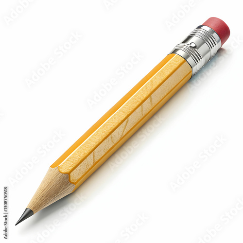 A pencil is a writing instrument with a graphite core, used for drawing, writing