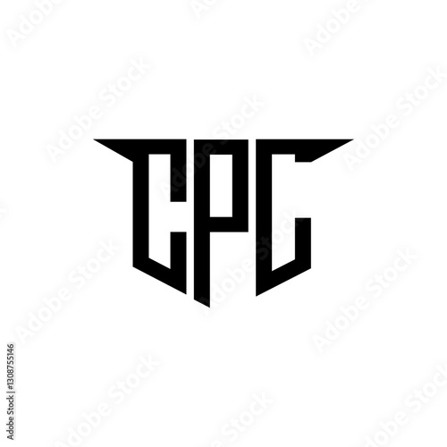 CPL letter logo design with white background in illustrator, vector logo modern alphabet font overlap style, calligraphy designs for logo, Poster, Invitation, etc.