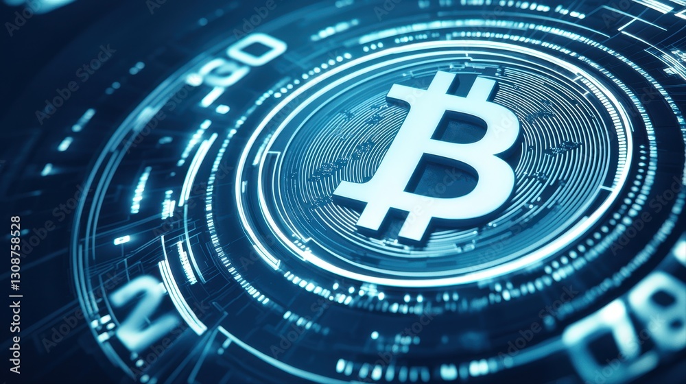 Bitcoin on a clean background representing the growing importance of stablecoin regulations in financial markets Bitcoin on a clean background representing the growing importance of stablecoin regulations in financial markets