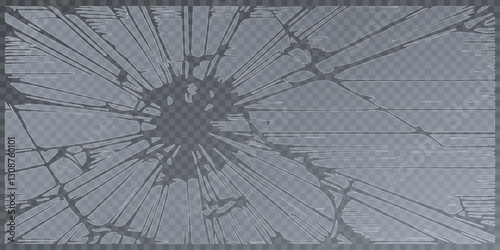 Broken glass shatter and piece. Realistic vector illustration set of explode mirror shard fragment. flying transparent sharp debris elements of smithereens beaten crystal or ice on dark background.