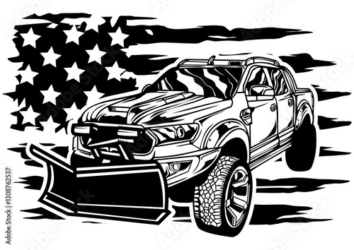US Snow Truck