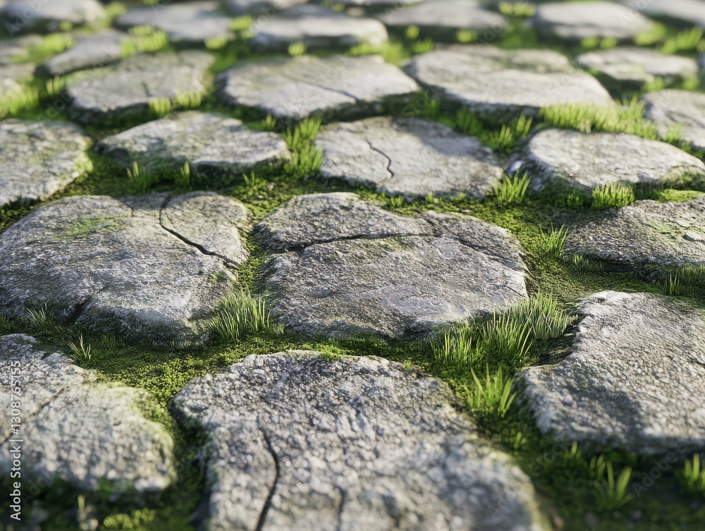 Mossy Stone Surface with Natural Texture
Mossy Stone Surface with Natural Texture