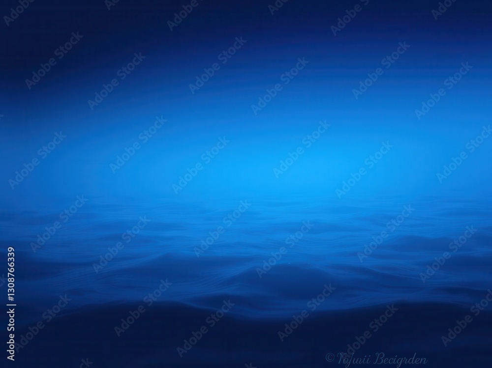 Obraz premium Dark Blue Ocean Water at Night