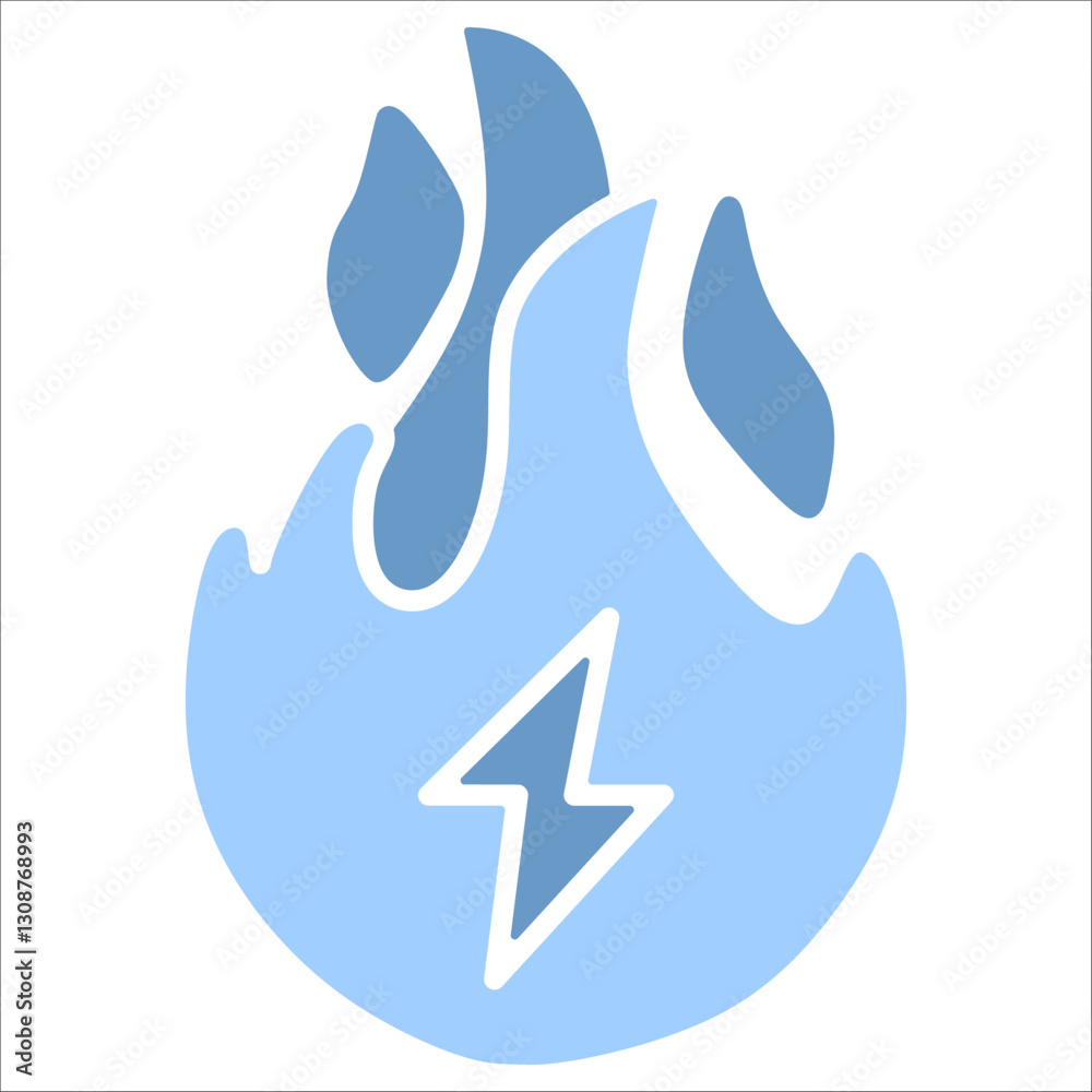 Fire Simple Icon Vector Illustration Concept Fire Simple Icon Vector Illustration Concept
