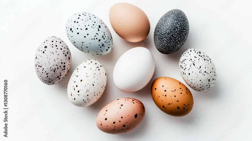 Eggs, isolated on a white background Eggs, isolated on a white background