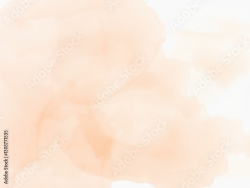 Peach Abstract Watercolor Background