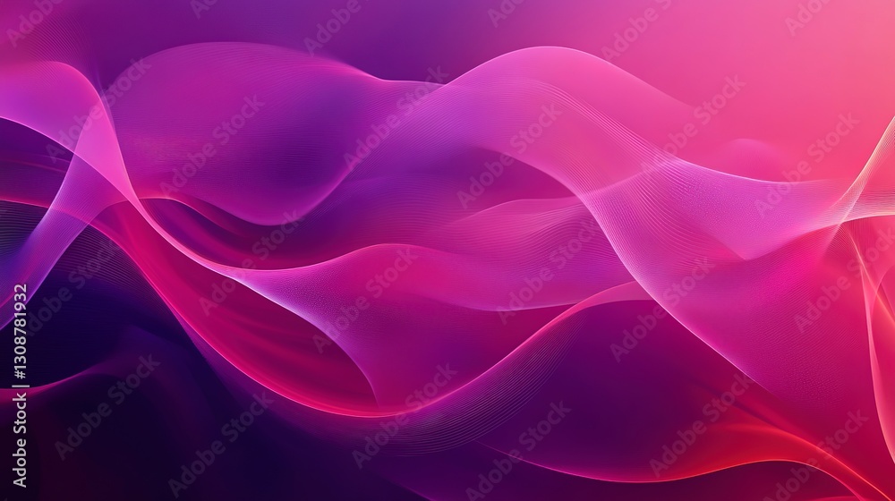 Fototapeta premium Bright magenta and violet abstract texture with dynamic fluid transitions