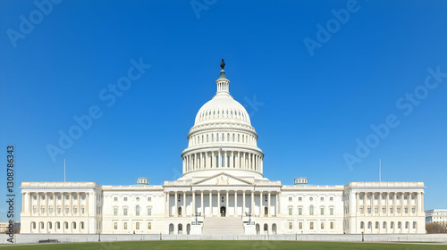 White Marble Capitol Building under Blue Sky in Washington DC during Daytime