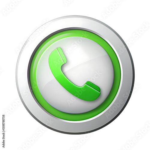Green Phone Icon: Call Now!