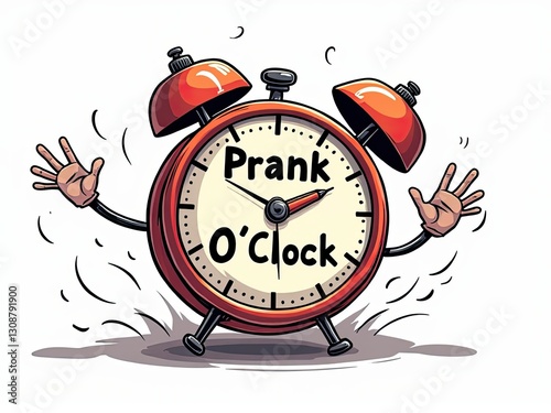 Prank O Clock Cartoon Alarm Clock