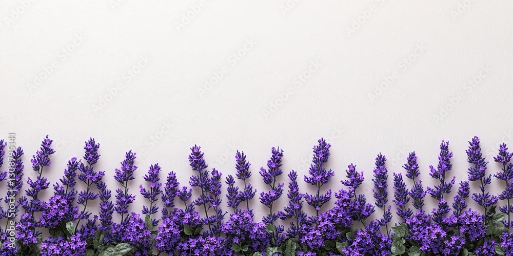 Naklejka premium Lavender flowers isolated on white background ,
