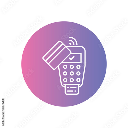 NFC Payment icon vector stock illustration