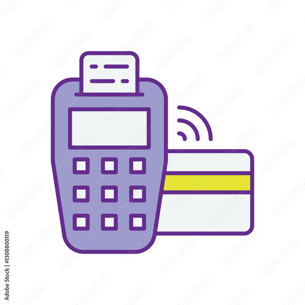 Contactless Payment icon vector stock illustration Contactless Payment icon vector stock illustration