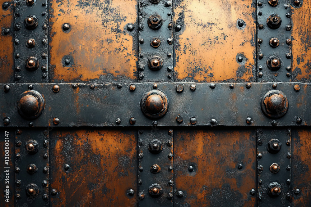 A rugged, grunge-style metal background featuring distressed textures A rugged, grunge-style metal background featuring distressed textures