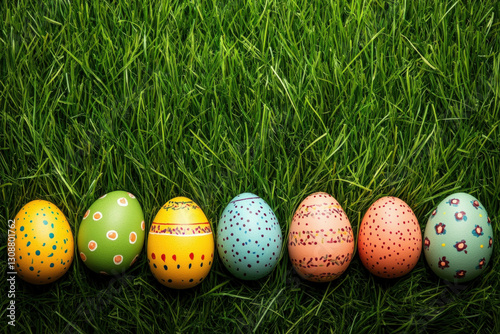 A background of Easter gras...