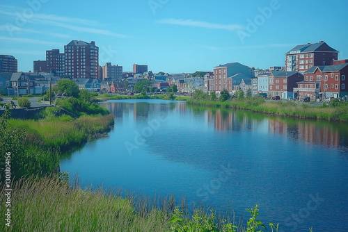 A scenic representation of ...