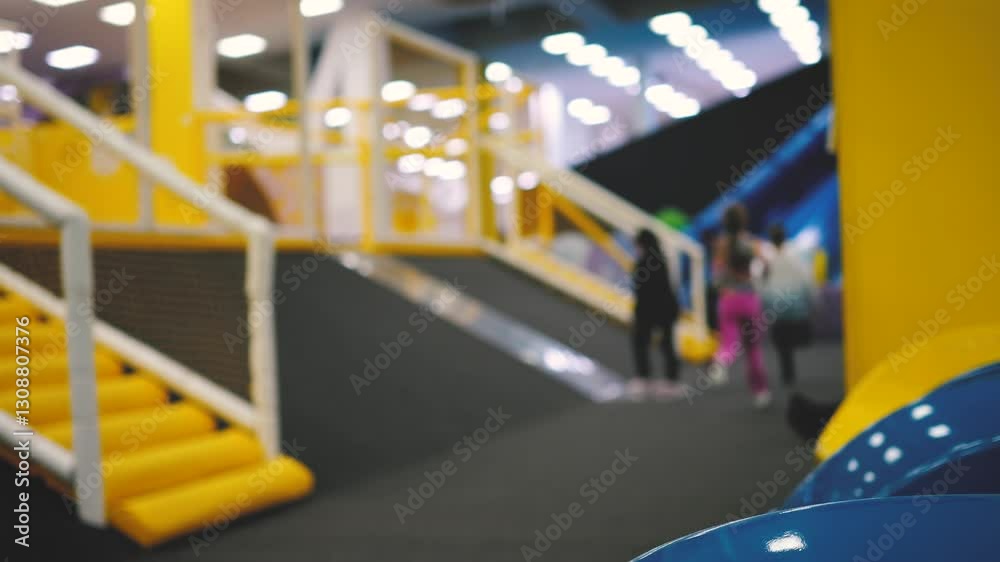 Children Run On Playground Slow Mo Blur Mod Children Run On Playground Slow Mo Blur Mod
