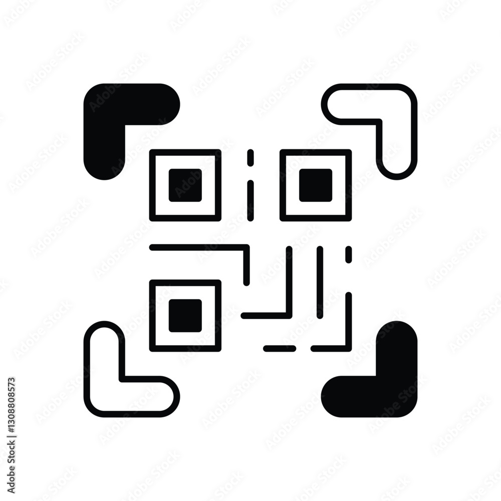 QR Code Payment icon vector stock illustration QR Code Payment icon vector stock illustration