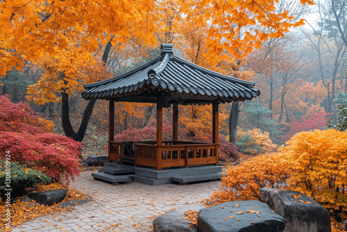 A traditional Korean biwon ...