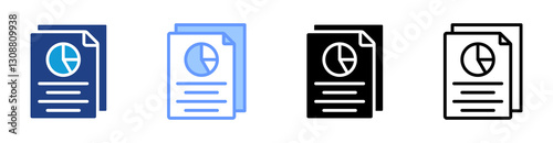 Information icon set multiple style collection