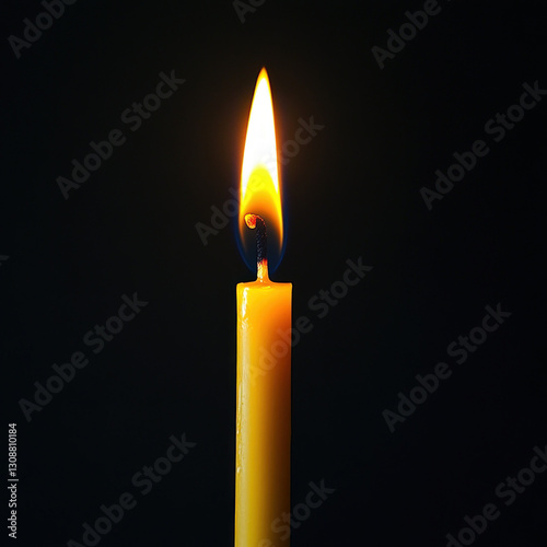 Candle Flame Isolated