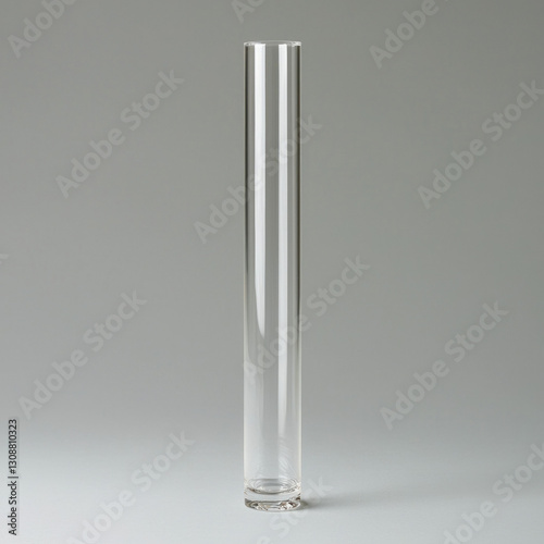 glass tube isolated