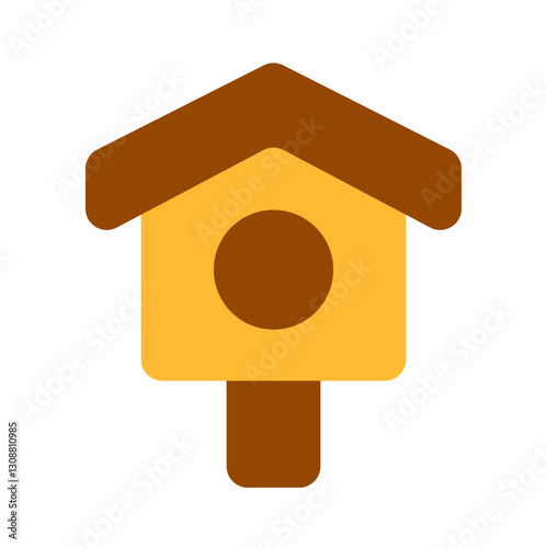 bird house flat style