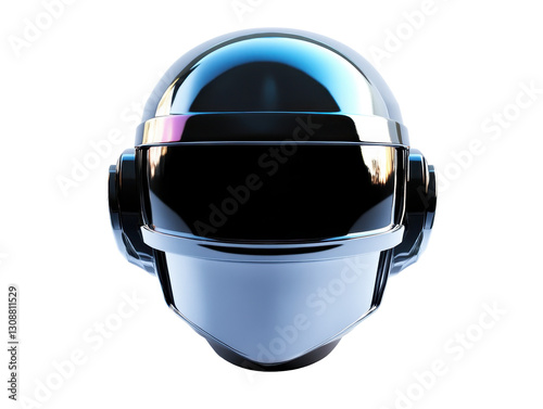 Isolated Daft Punk Chrome
