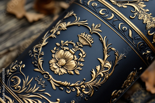 A detailed liquor label on ...