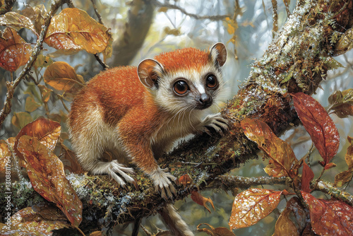 A detailed depiction of the...